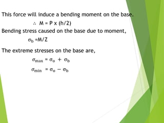 Direct and bending stress | PPTX