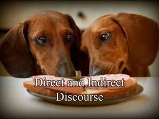 Direct and Indirect
Discourse
 