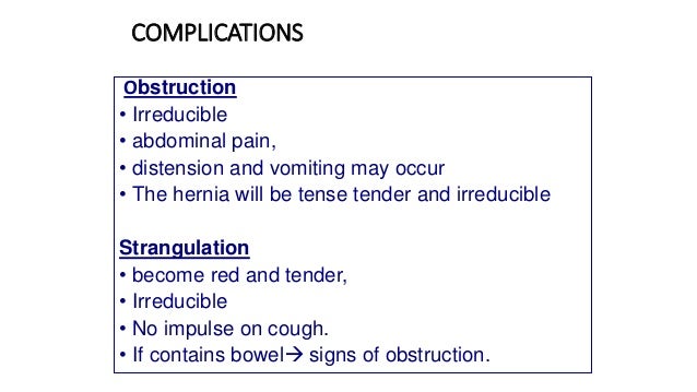 Causes Of Postoperative Pain Following Inguinal Hernia Repair