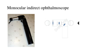 Monocular indirect ophthalmoscope
 