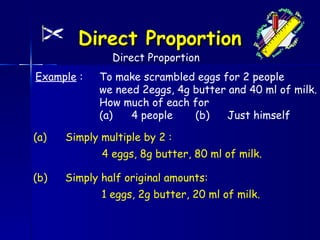 Direct Percentage Formula Direct and inverse variations | PPT