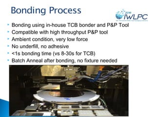 Direct Bond Interconnect (DBI) Technology as an Alternative to Thermal ...