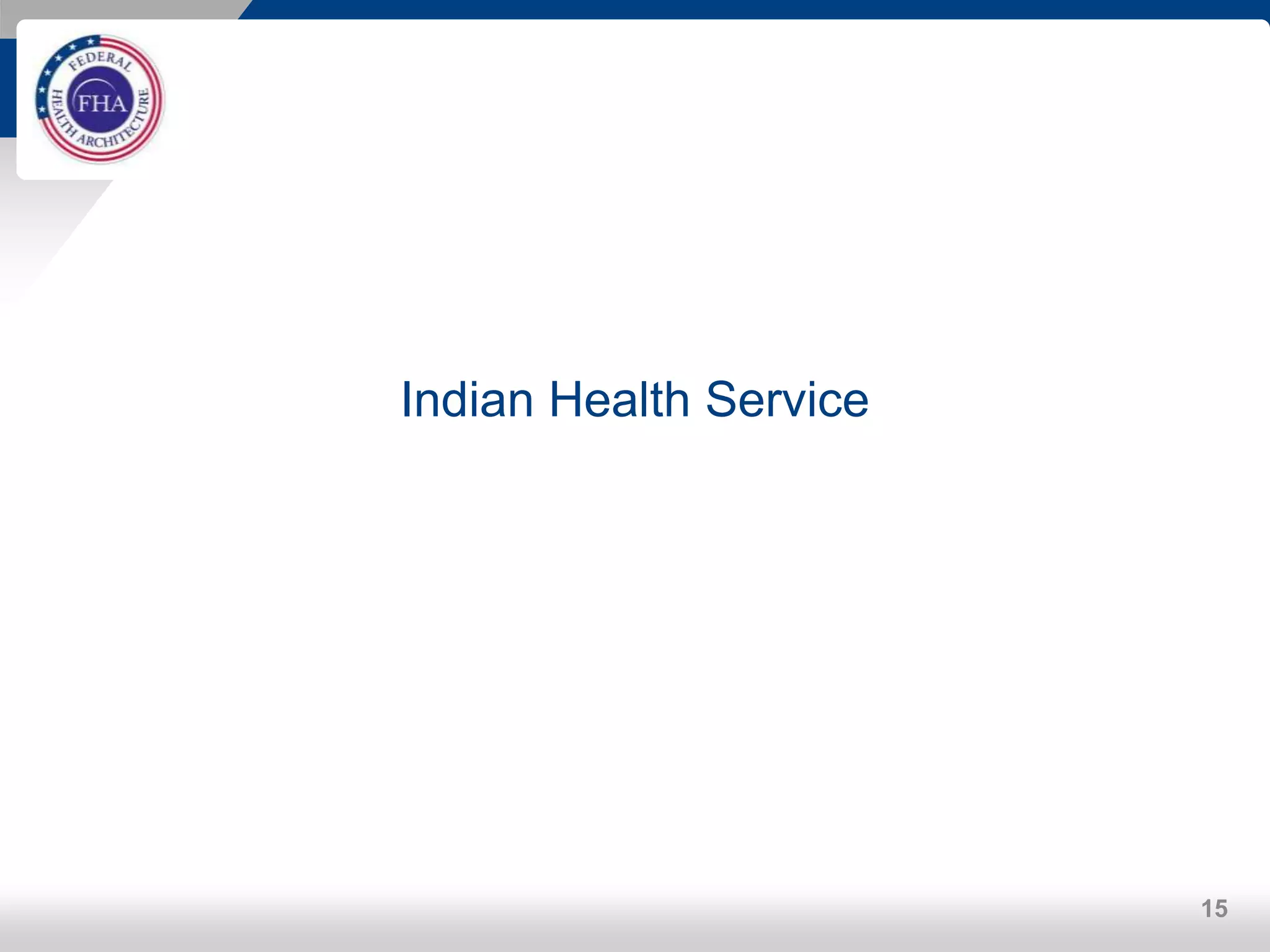 Indian Health Service
15
 