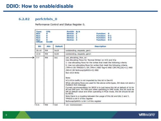DDIO: How to enable/disable 
9 
 
