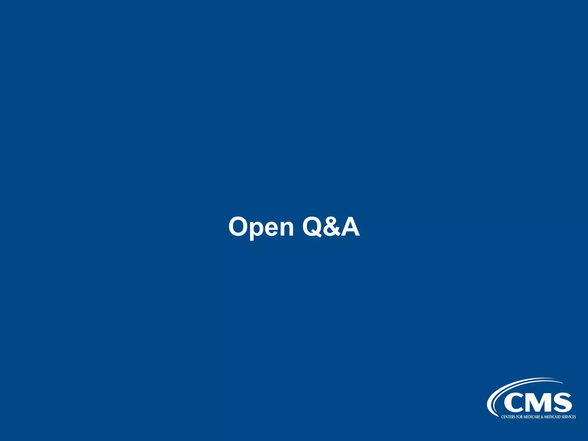 Open Q&A

 