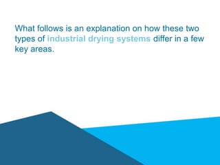 Direct Vs. Indirect Drying | PDF
