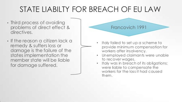 Direct effect; EU LAW.