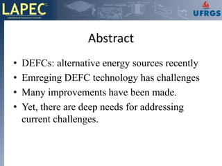 Direct Ethanol Fuel Cells Def Cs | PDF