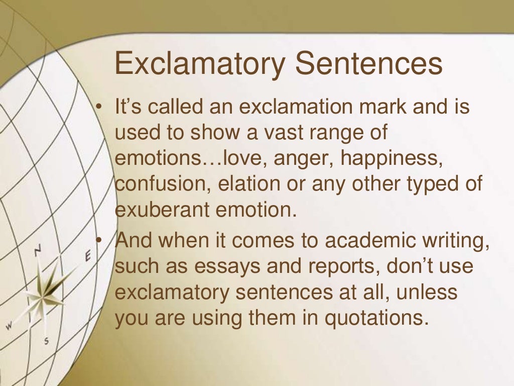 Direct Indirect exclamatory Sentences 