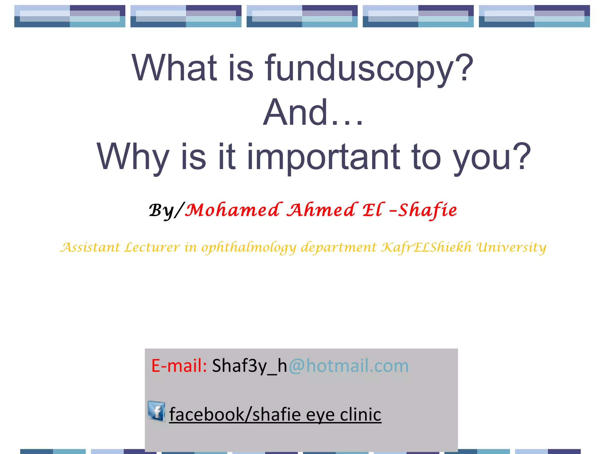 Direct & indirect ophthalmoscope PPT