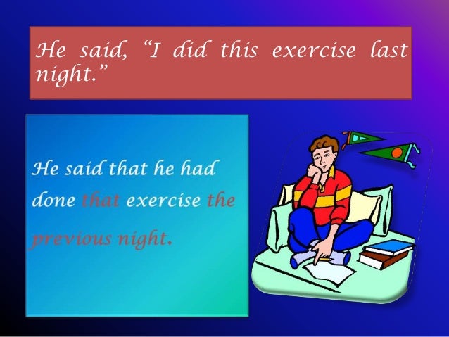 Direct Indirect Speech