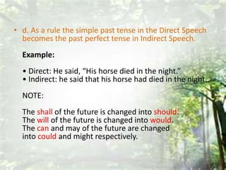 Direct & indirect speech (rizqy pratama .p) | PPTX