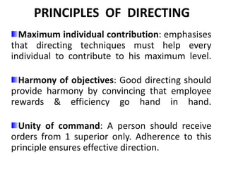 Directing | PPTX