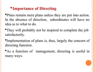engineering Principles of management DIRECTING.pptx