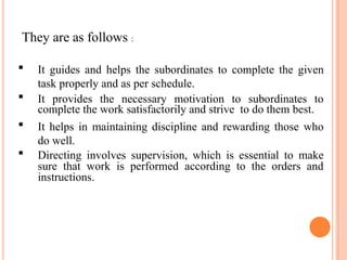 engineering Principles of management DIRECTING.pptx
