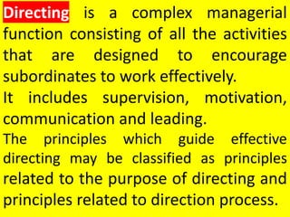 Elements of Directing PGP viva VVIT | PPTX