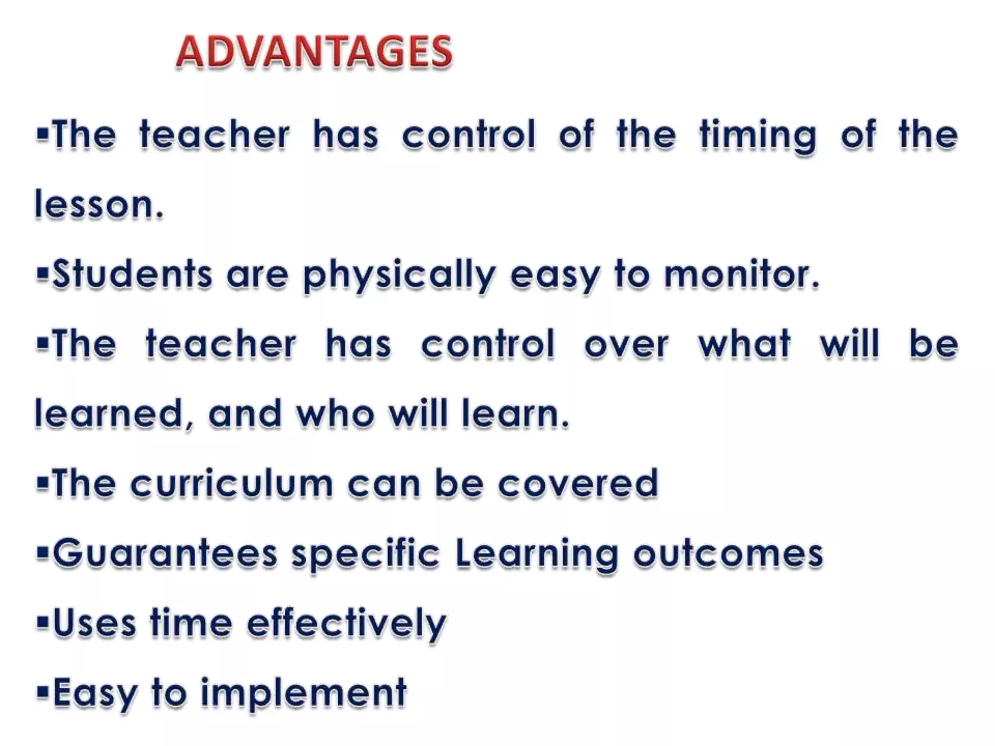 Controlled Classroom Practice 