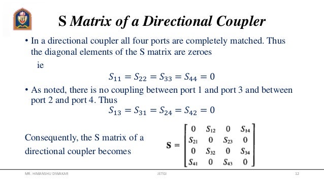 Directional couplers 22