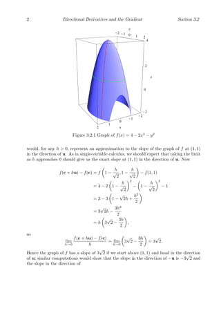 Directional derivative and gradient | PDF