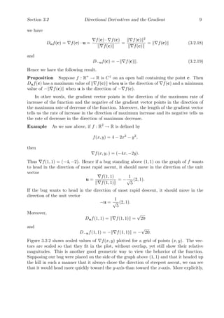 Directional derivative and gradient | PDF