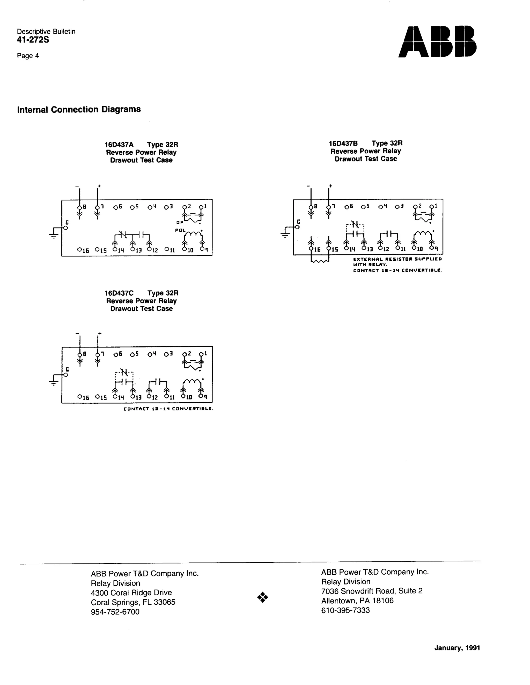 Directional power relay