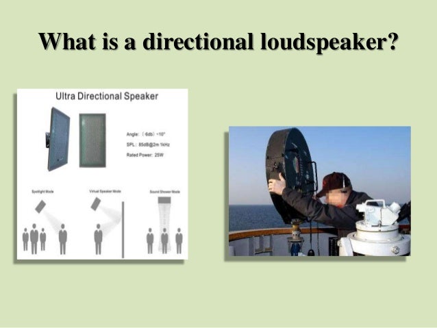 ultra directional speaker