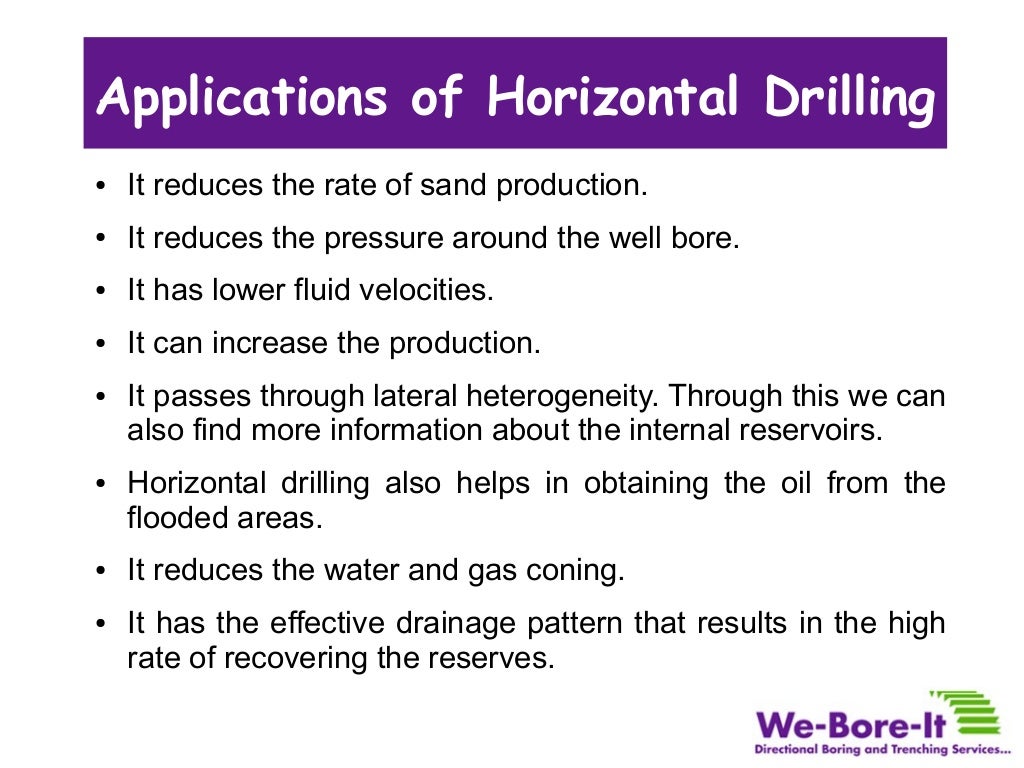 Difference between horizontal & directional drilling