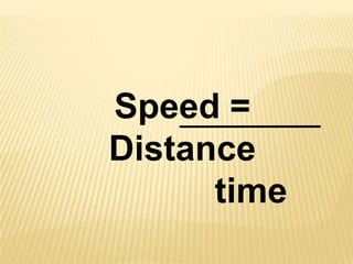 Direction, distance and time | PPTX