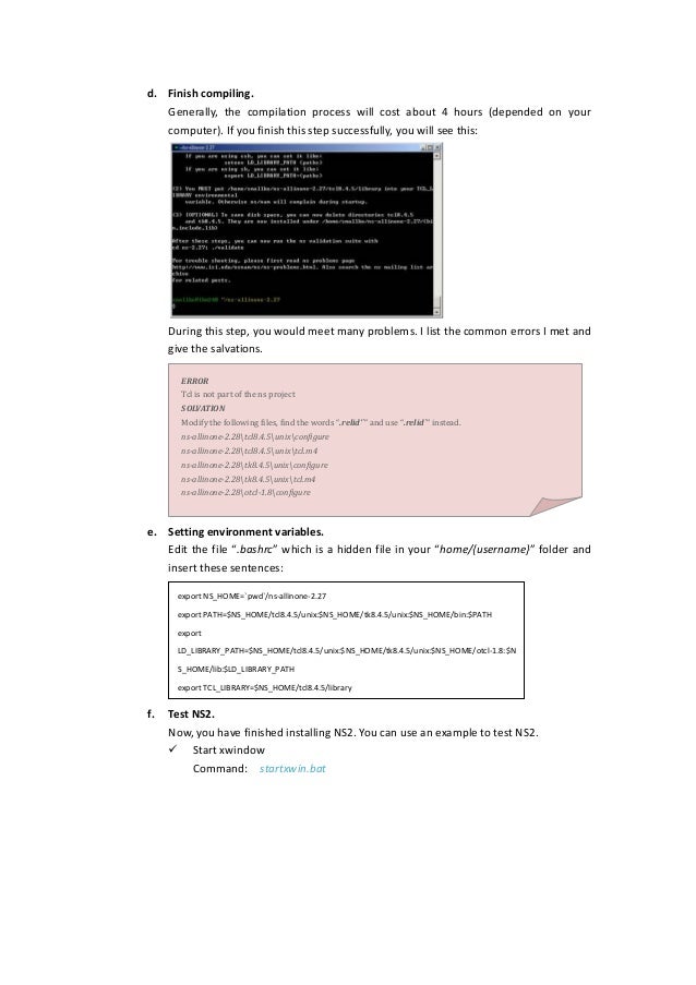 Install Ns2 On Cygwin Windows 7
