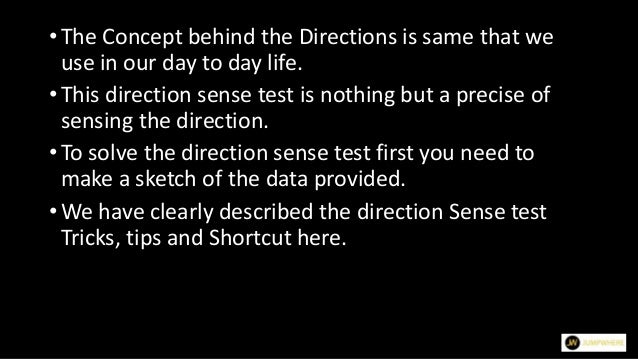 Directions topic and sample questions - Aptitude - Logical Reasoning