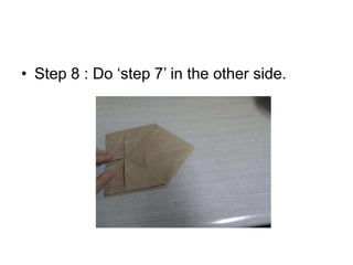 Step By Step Instructions How To Make Origami A Garbage Bin