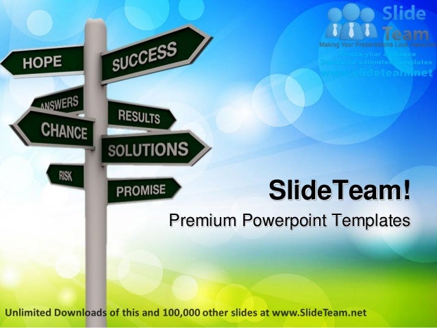 Direction Sign Success Power Point Templates Themes And Backgrounds P Success Powerpoint Templates Free