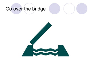 Go over the bridge
 