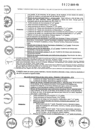 DIRECTIVA DEL AÑO ESCOLAR 2014