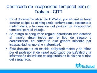 DirectivaESSALUD - Normas para Certificados para descanso medico.pdf