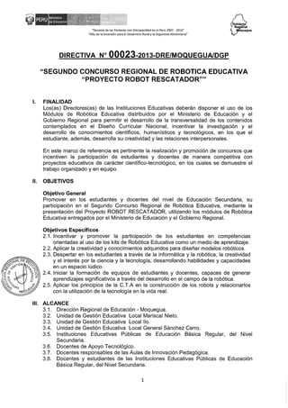 Directiva nº 00023 2013-dre moquegua-dgp