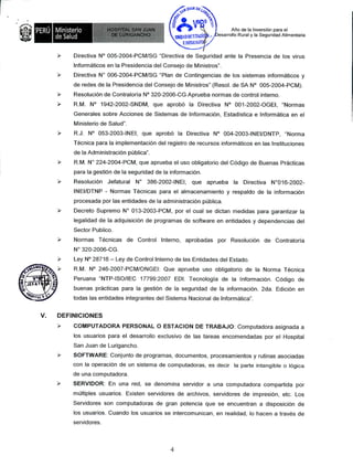 Directiva politicasseguridadPAco