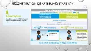 RECONSTITUTION DE ARTESUN®: ETAPE N°4
 
