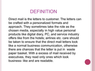 Direct mail | PPTX