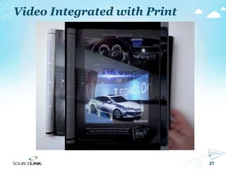 21
Video Integrated with Print
 