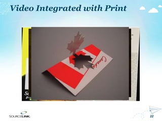 22
Video Integrated with Print
 