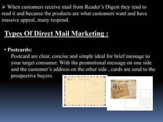 Direct mail marketing | PPTX