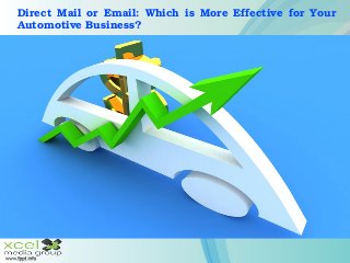 Direct  Mail  or  Email:  Which  is  More  Effective  for  Your 
Automotive Business?
 