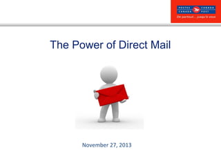 The Power of Direct Mail

November 27, 2013
1

 