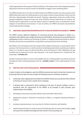 DIRECT MARKETING UNDER INDIA’S NEW DIGITAL DATA PROTECTION LAW | PDF