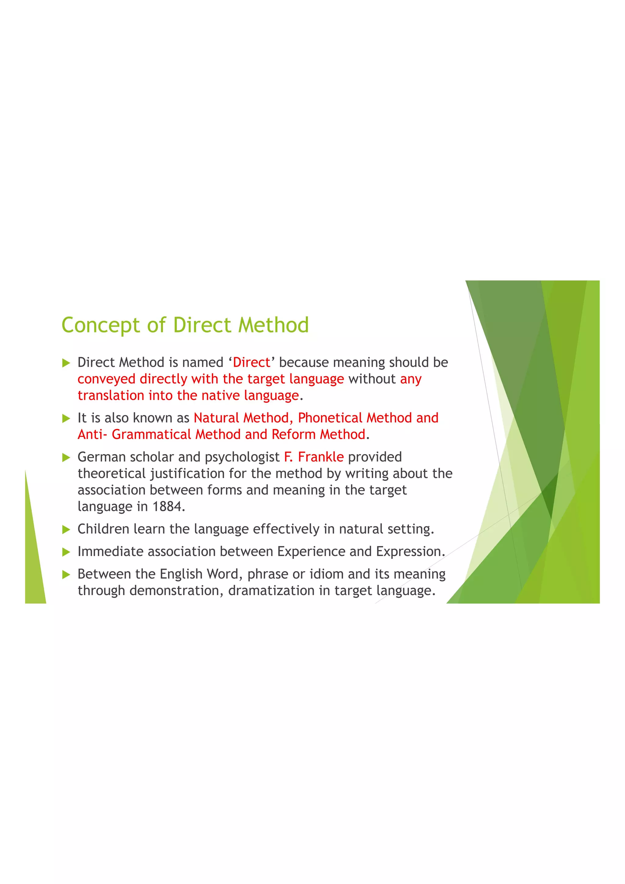 Direct method 2