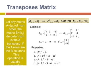 Upper Triangular Matrix