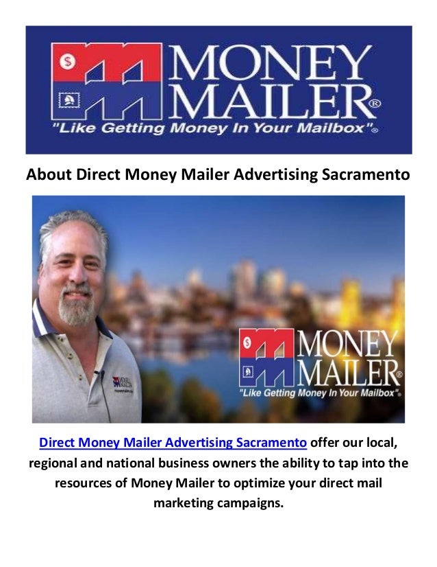 Direct money mailer advertising sacramento direct mail service sacramento