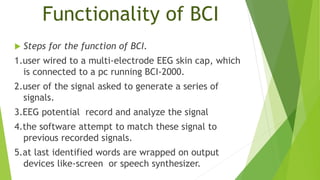 Brain Computer Interface ppt | PPTX