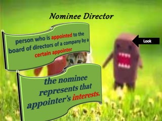 Nominee Director
 